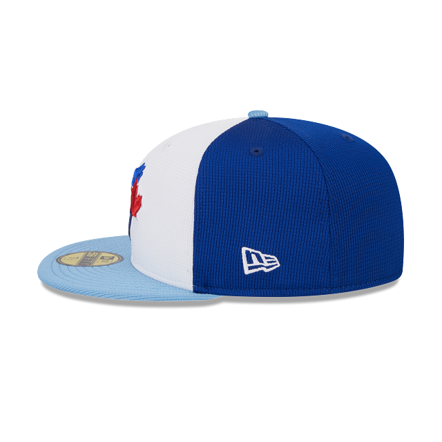 Toronto Blue Jays New Era White/Blue 2024 Spring Training 59FIFTY Fitted Hat Official Team Hat Sports Fan Cap