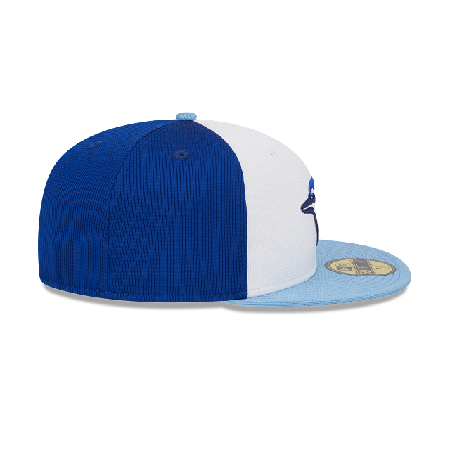 Toronto Blue Jays New Era White/Blue 2024 Spring Training 59FIFTY Fitted Hat Official Team Hat Sports Fan Cap