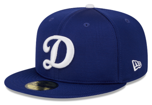 Los Angeles Dodgers New Era Royal 2025 Spring Training 59FIFTY Fitted Hat Official Team Hat Sports Fan Cap