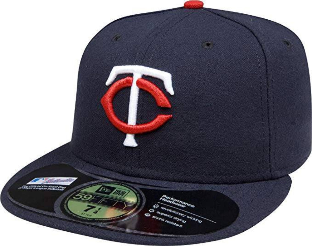 MLB Minnesota Twins Home AC On Field 59Fifty Fitted Cap Official Team Hat Sports Fan Cap