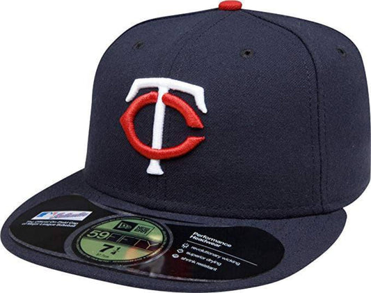 MLB Minnesota Twins Home AC On Field 59Fifty Fitted Cap Official Team Hat Sports Fan Cap