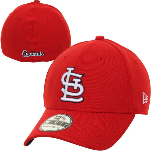 Men's St. Louis Cardinals New Era Red MLB Team Classic Game 39THIRTY Flex Hat Official Team Hat Sports Fan Cap