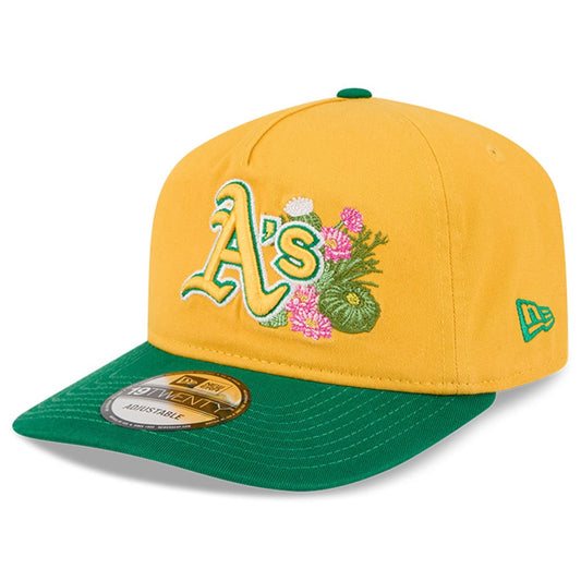 Oakland Athletics MLB 19Twenty Spring Training New Era Yellow/Green Official Team Hat Sports Fan Cap