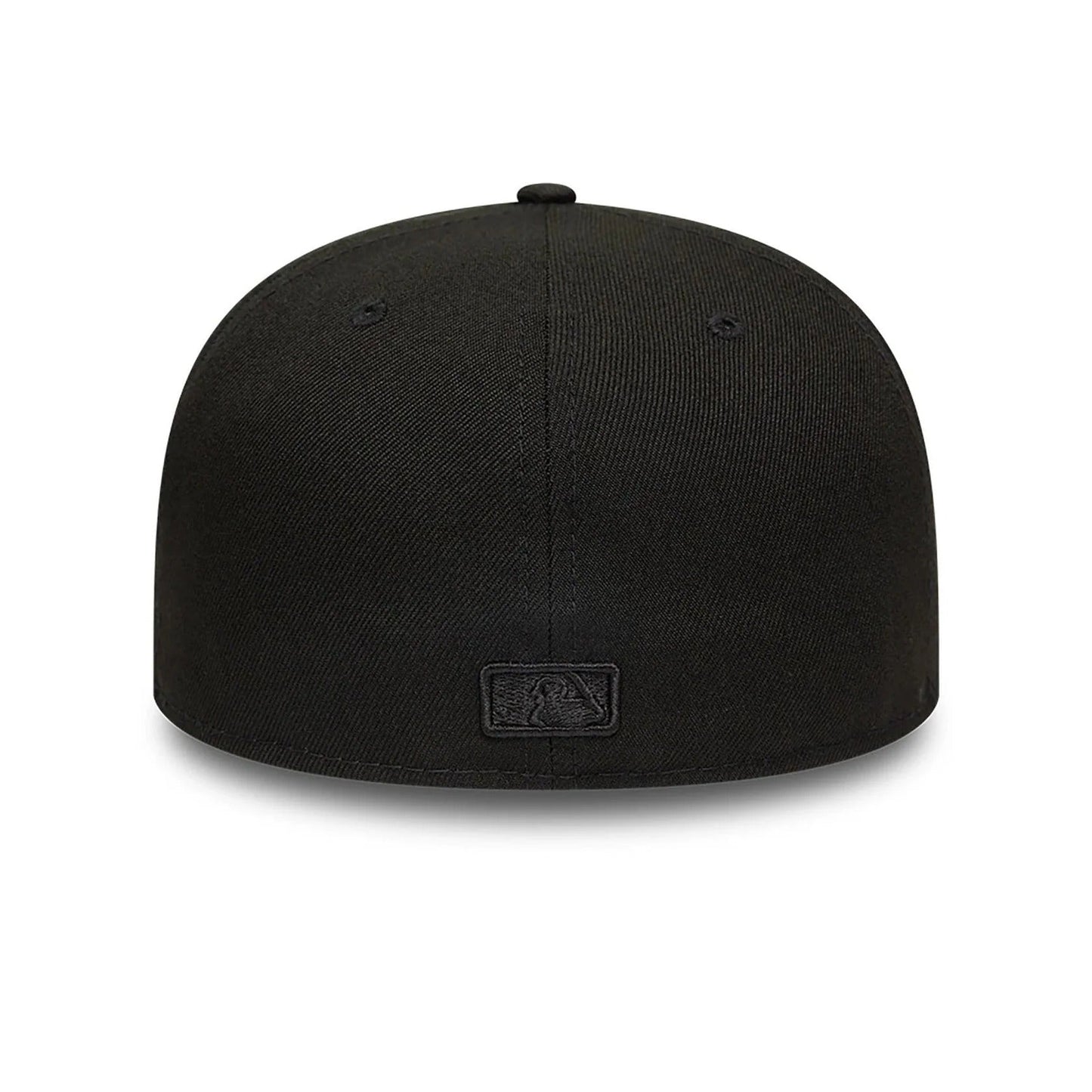 Atlanta Braves MLB League Essential 59FIFTY Fitted New Era Black/Black Official Team Hat Sports Fan Cap