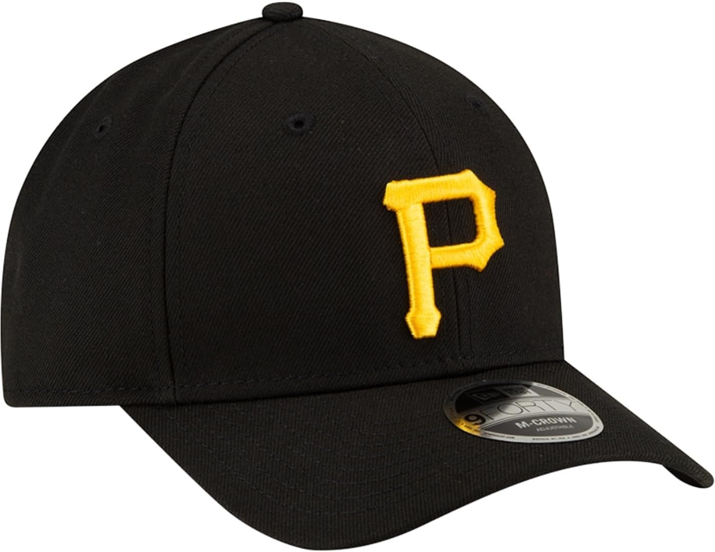 Pittsburgh Pirates MLB 9FORTY M Crown Snapback New Era Black/Yellow Official Team Hat Sports Fan Cap