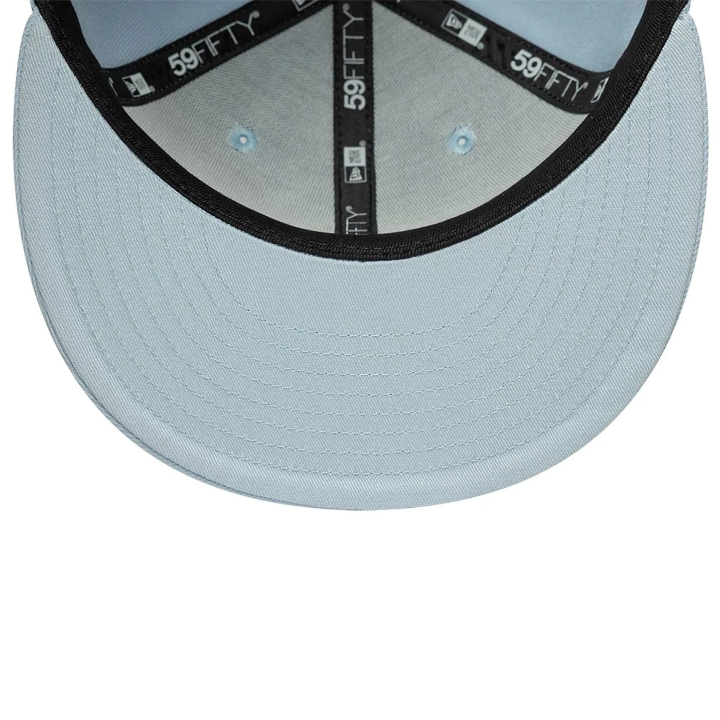 New York Yankees MLB League Essential 59FIFTY Fitted Cap New Era Light Blue Official Team Hat Sports Fan Cap