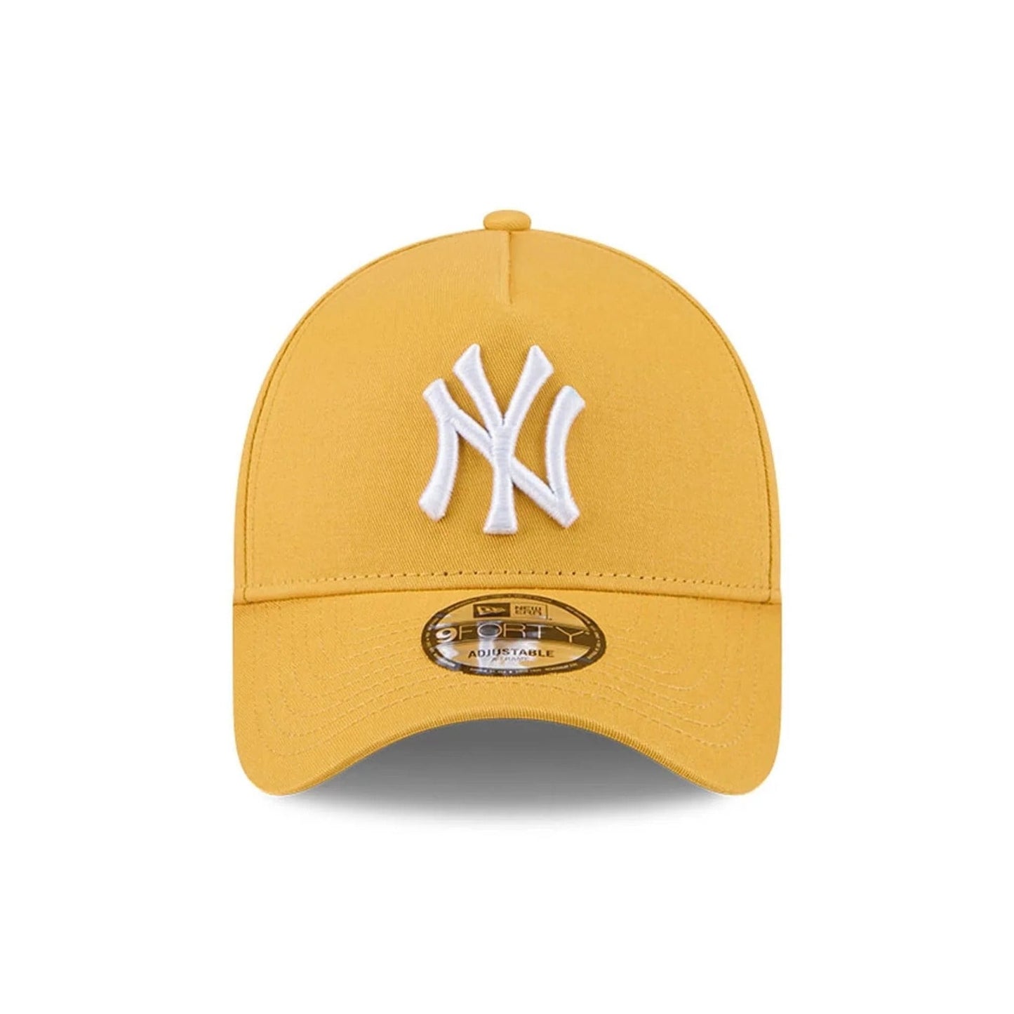 New York Yankees MLB Script A-Frame Snapback New Era Yellow Official Sports Fan Gear