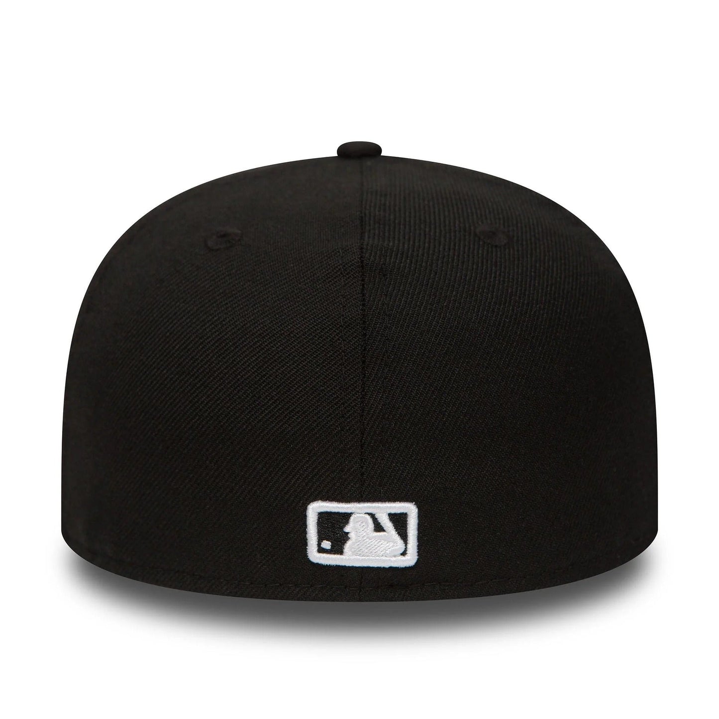 Atlanta Braves MLB League Essential 59FIFTY Fitted New Era Black/White Official Team Hat Sports Fan Cap