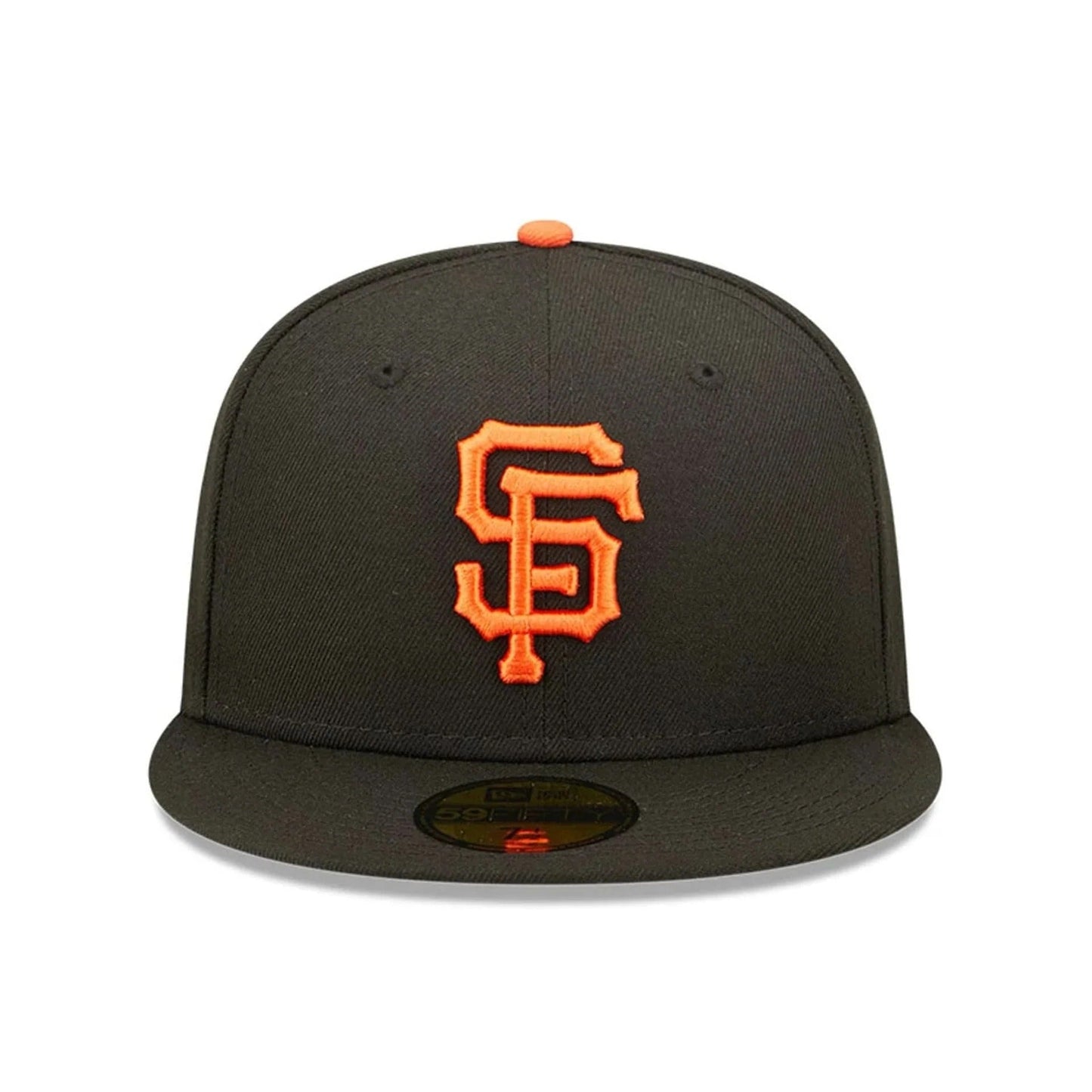 San Francisco Giants MLB AC Perf 59FIFTY Fitted New Era Black/Orange Official Team Hat Sports Fan Cap