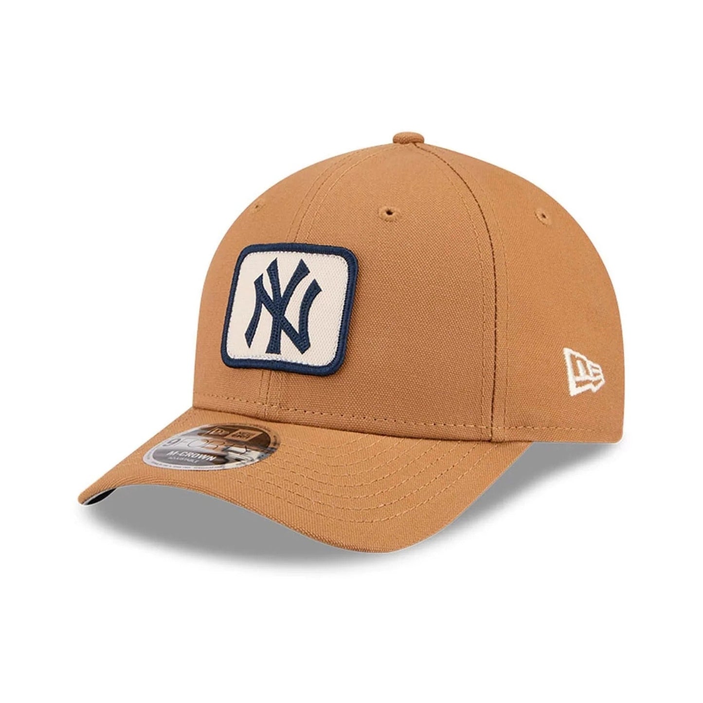 New York Yankees MLB Team Choice 9FORTY M-Crown Strapback New Era Brown Official Team Hat Sports Fan Cap