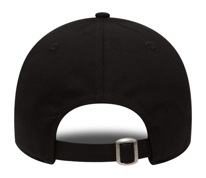 New York Yankees MLB League Essential 9FORTY Strapback New Era Black/White Official Team Hat Sports Fan Cap