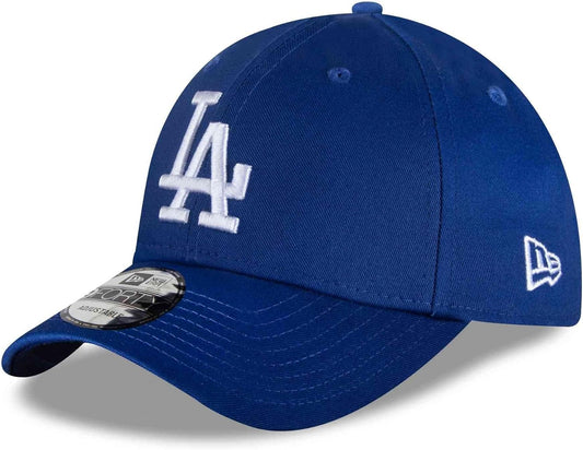 Los Angeles Dodgers MLB League Essential 9FORTY Strapback New Era Blue Official Team Hat Sports Fan Cap