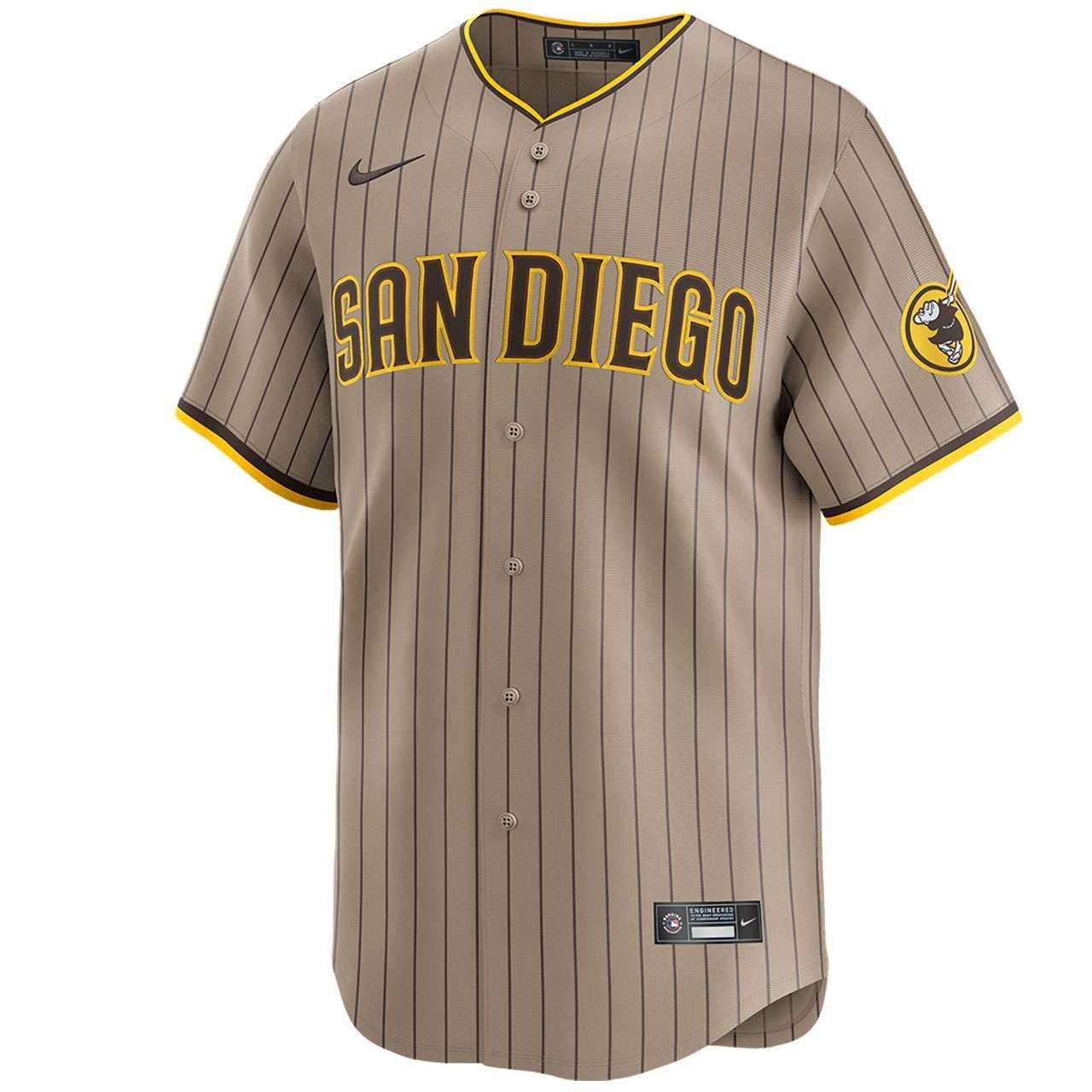 San Diego Padres MLB Limited Alternate Jersey Nike Official Team Jersey Sports Fan Apparel