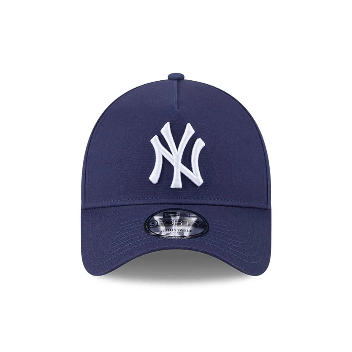 New York Yankees MLB Script A-Frame Snapback New Era Navy Official Sports Fan Gear