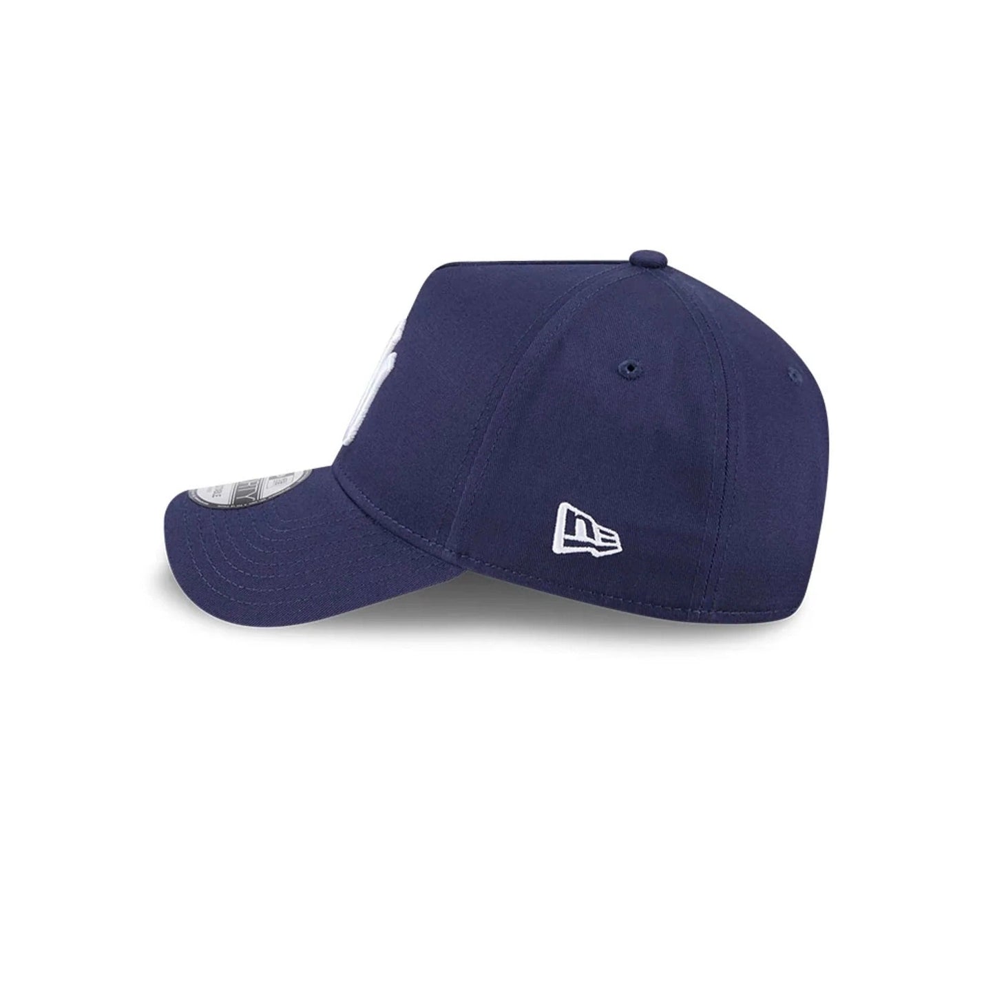 New York Yankees MLB Script A-Frame Snapback New Era Navy Official Sports Fan Gear