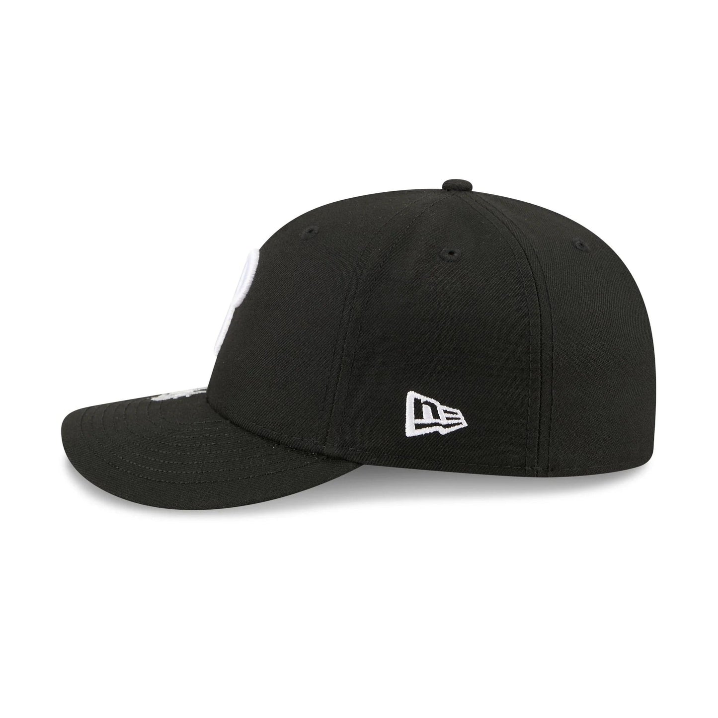 Philadelphia Phillies MLB Waves 59FIFTY Fitted New Era Black/White Official Team Hat Sports Fan Cap