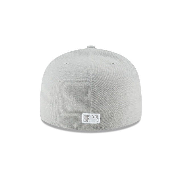 New York Yankees MLB Basic 59Fifty Fitted New Era Grey/White Official Team Hat Sports Fan Cap