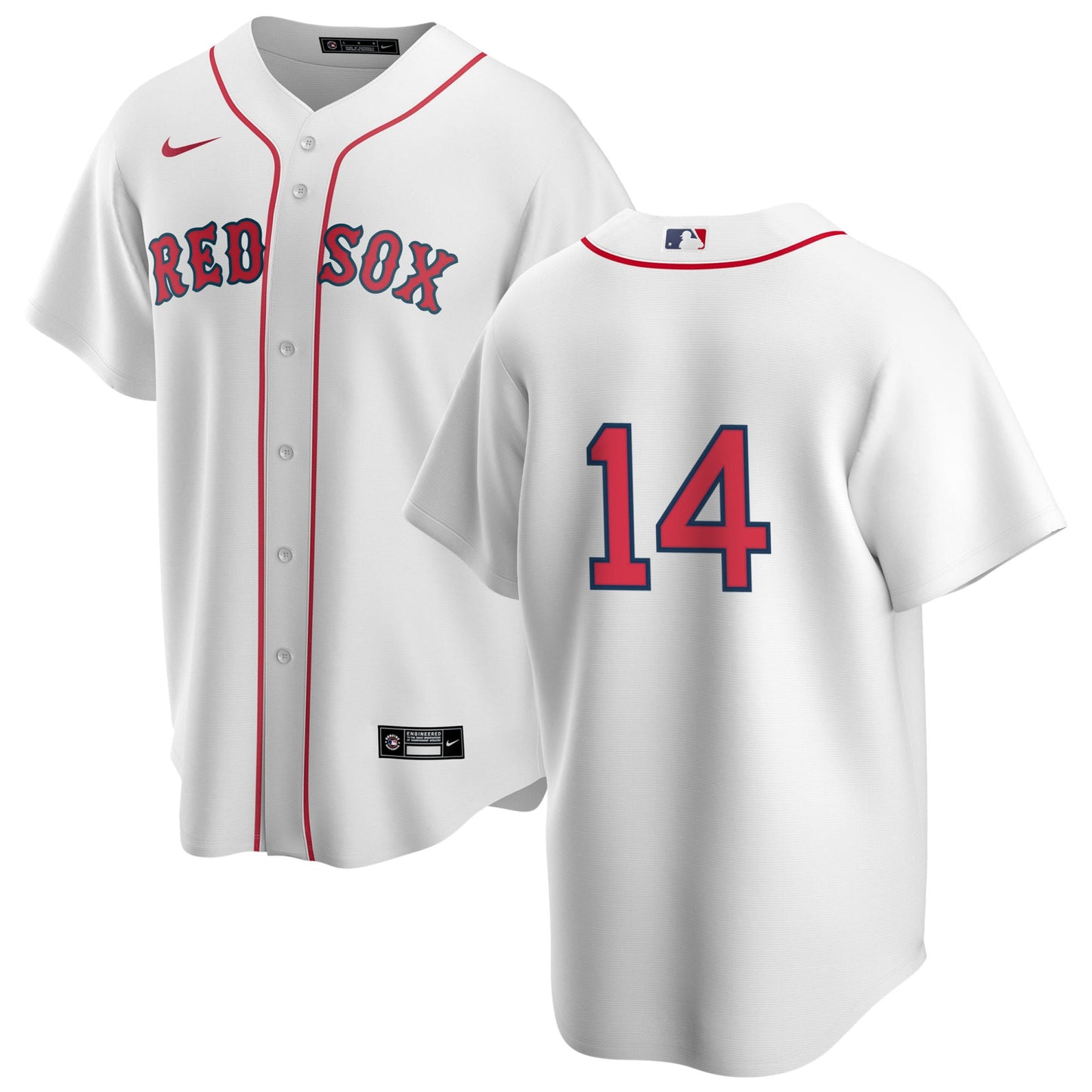 Men's Nike Boston Red Sox Jim Rice #14 Home Official Replica Player Jersey Official Team Jersey Sports Fan Apparel