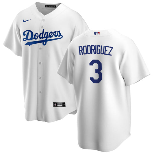 Men's Benny "The Jet" Rodriguez Los Angeles Dodgers Nike White Home Replica Team Jersey Official Team Jersey Sports Fan Apparel