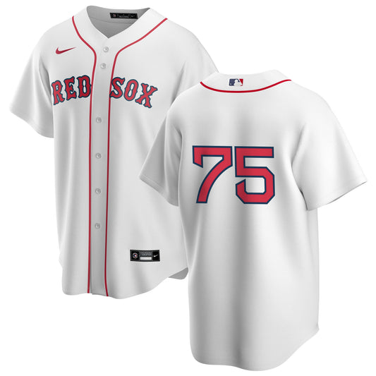 Men's Nike Boston Red Sox Carlos Narvaez #75 Home Official Replica Player Jersey Official Team Jersey Sports Fan Apparel