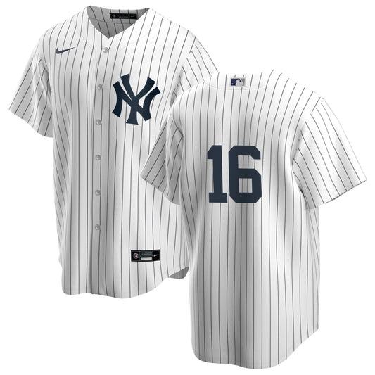 Men's Nike Whitey Ford #16 White New York Yankees Home Official Replica Player Jersey Official Team Jersey Sports Fan Apparel