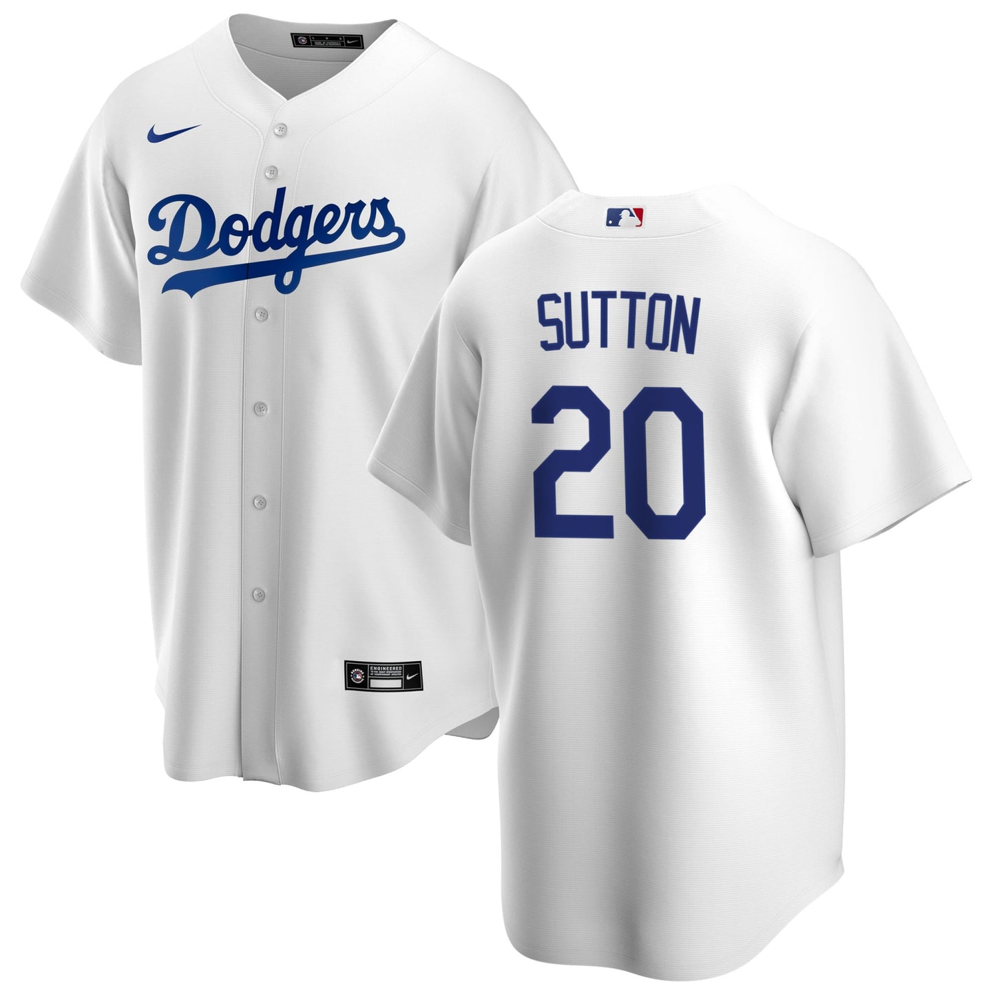 Men's Don Sutton Los Angeles Dodgers Nike White Home Replica Team Jersey Official Team Jersey Sports Fan Apparel