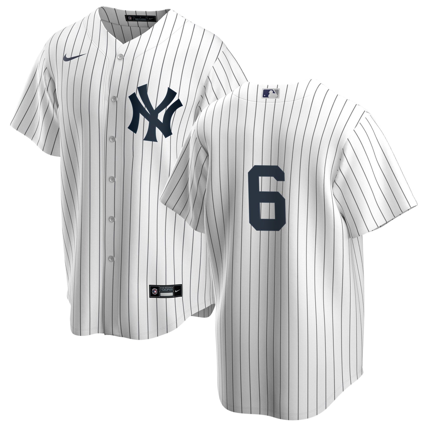 Men's Nike Roy White #6 White New York Yankees Home Official Replica Player Jersey Official Team Jersey Sports Fan Apparel