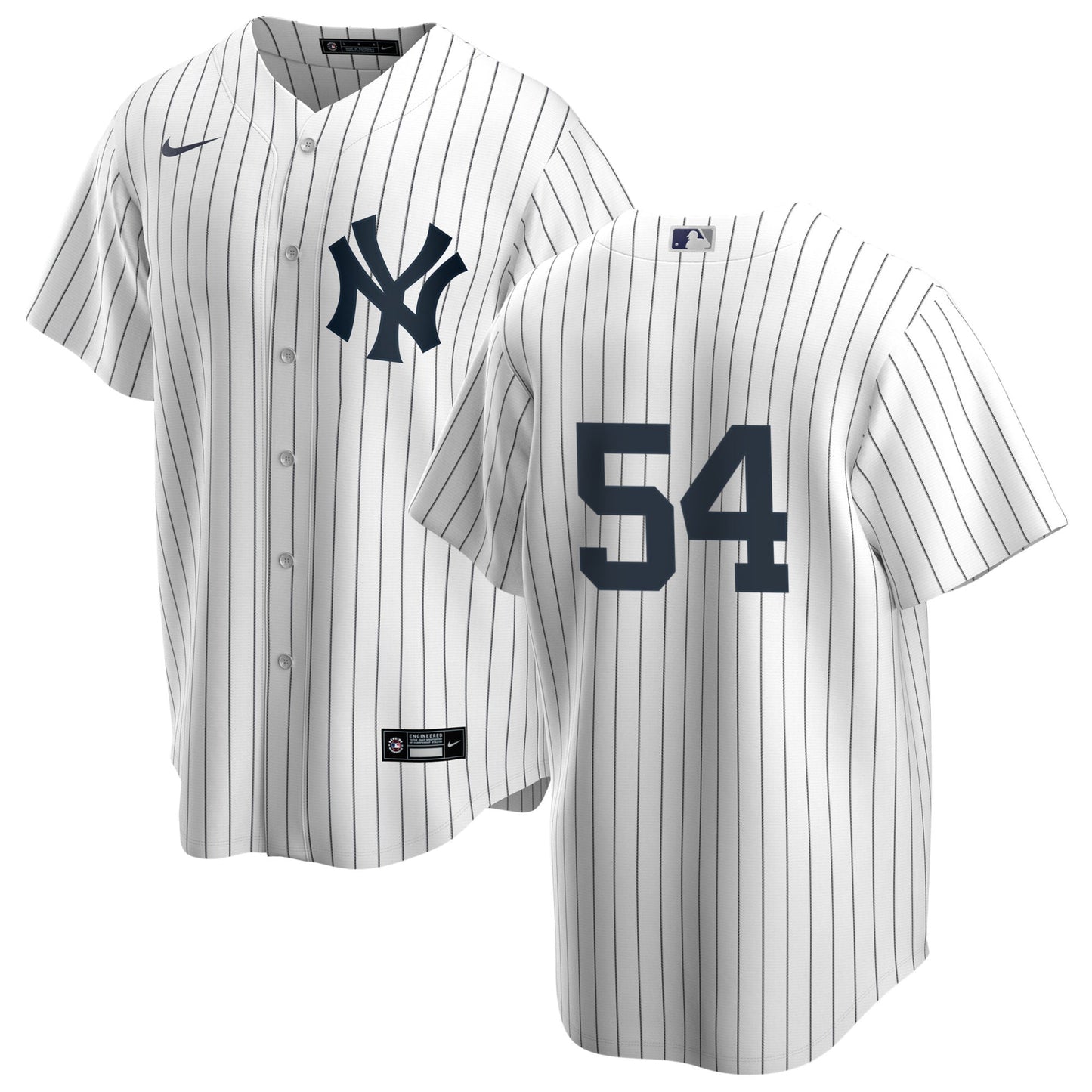 Men's Nike Max Fried #54 White New York Yankees Home Official Replica Player Jersey Official Team Jersey Sports Fan Apparel