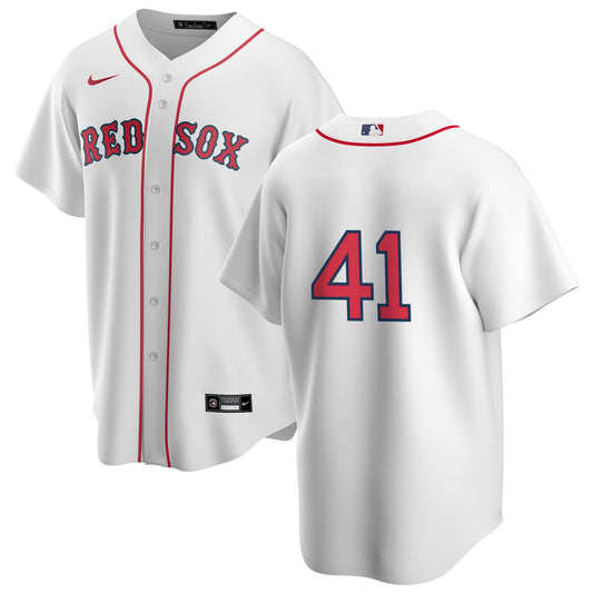 Men's Nike Boston Red Sox John Lackey #41 Home Official Replica Player Jersey Official Team Jersey Sports Fan Apparel