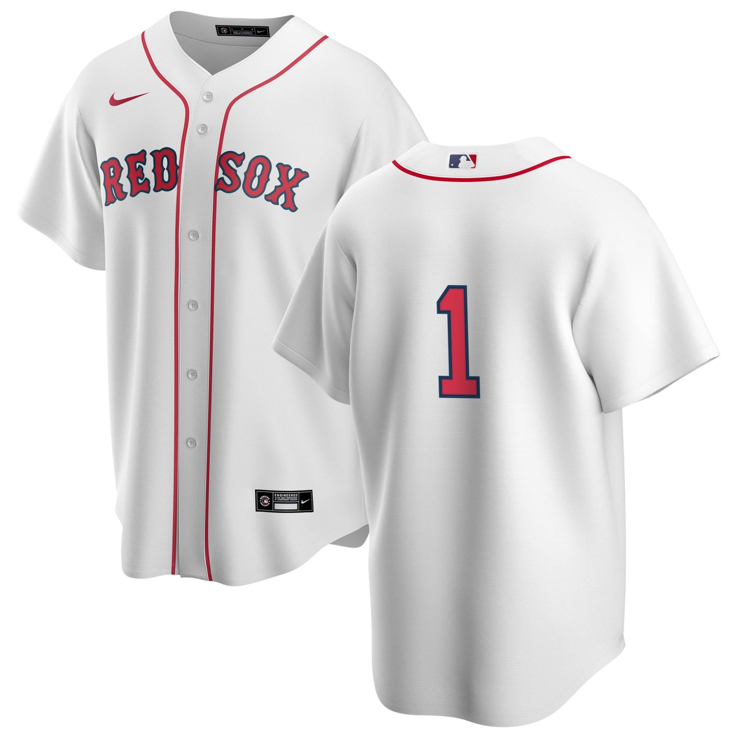 Men's Nike Boston Red Sox Bobby Doerr #1 Home Official Replica Player Jersey Official Team Jersey Sports Fan Apparel
