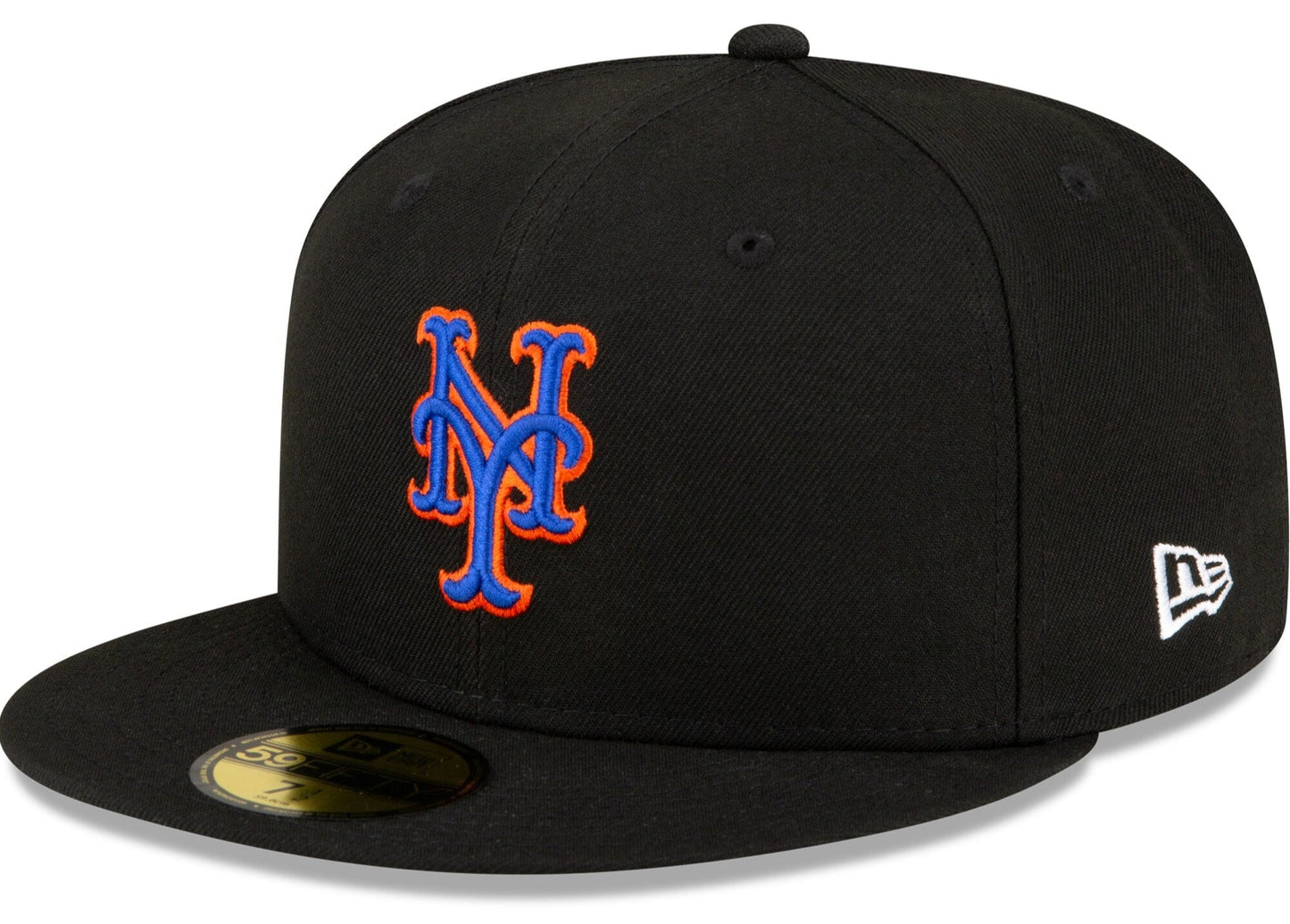 Men's New York Mets New Era Black Alternate Authentic Collection On Field 59FIFTY Fitted Hat Official Team Hat Sports Fan Cap