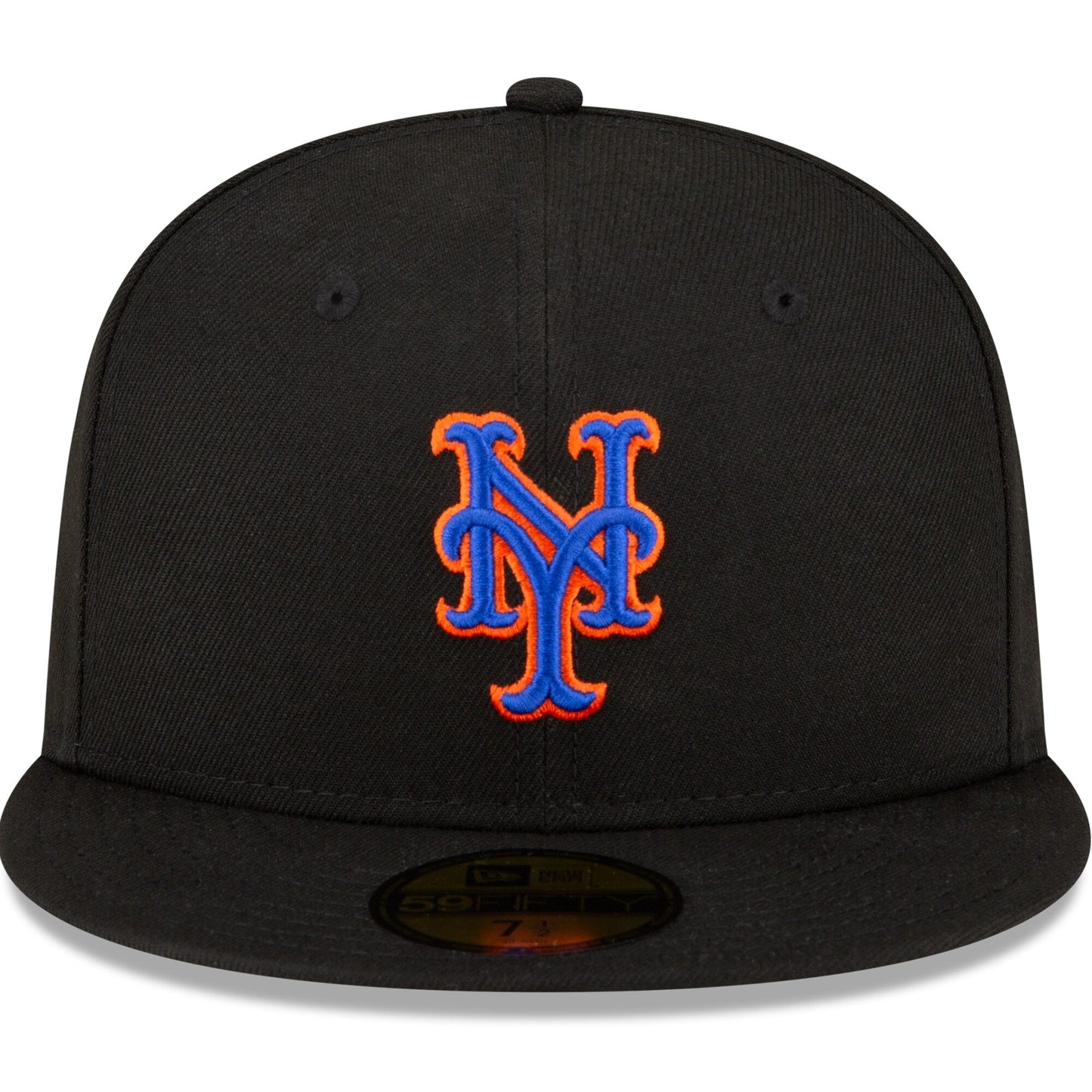 Men's New York Mets New Era Black Alternate Authentic Collection On Field 59FIFTY Fitted Hat Official Team Hat Sports Fan Cap
