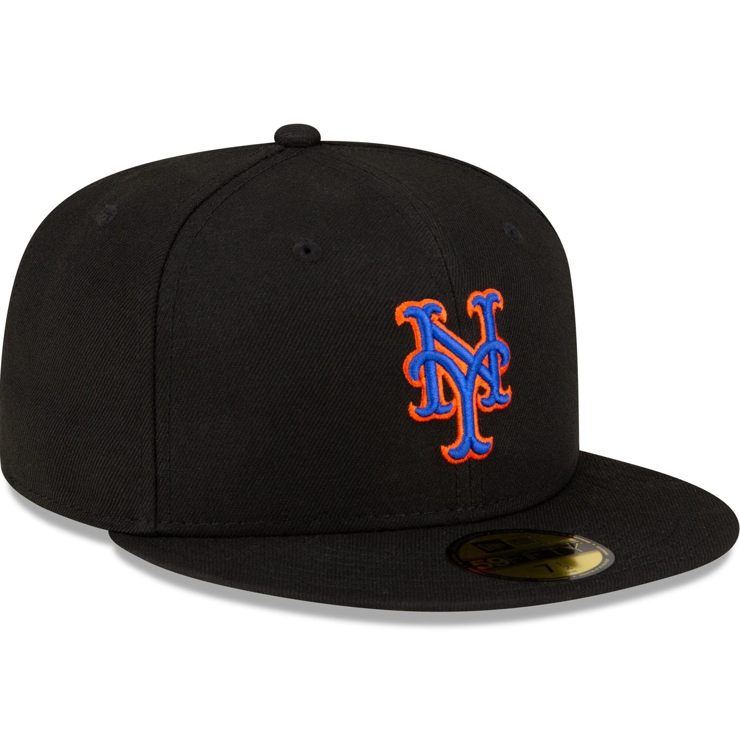 Men's New York Mets New Era Black Alternate Authentic Collection On Field 59FIFTY Fitted Hat Official Team Hat Sports Fan Cap