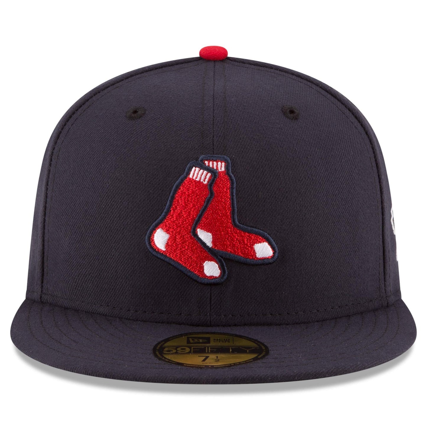Men's Boston Red Sox New Era Navy Alternate Game Authentic Collection On-Field 59FIFTY Fitted Hat Official Team Hat Sports Fan Cap