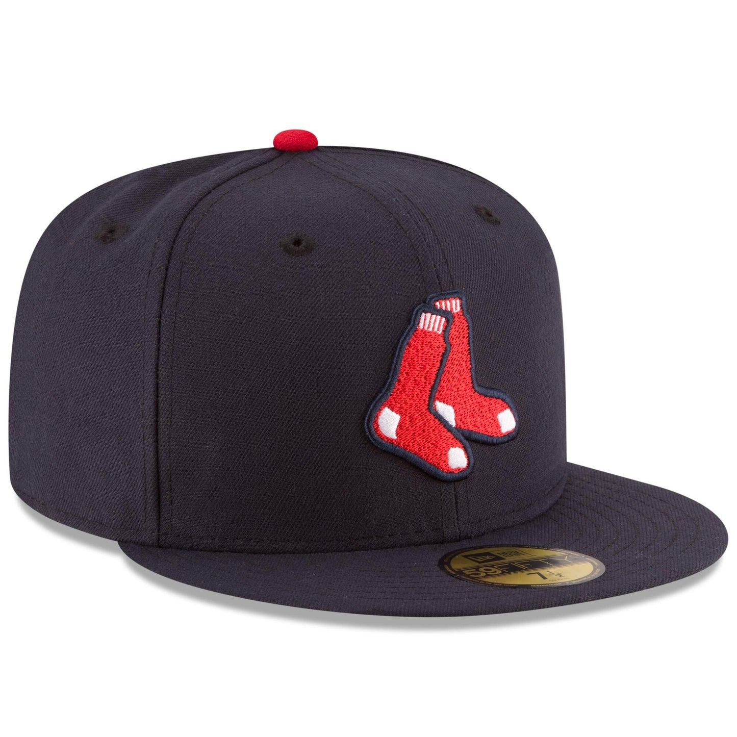 Men's Boston Red Sox New Era Navy Alternate Game Authentic Collection On-Field 59FIFTY Fitted Hat Official Team Hat Sports Fan Cap