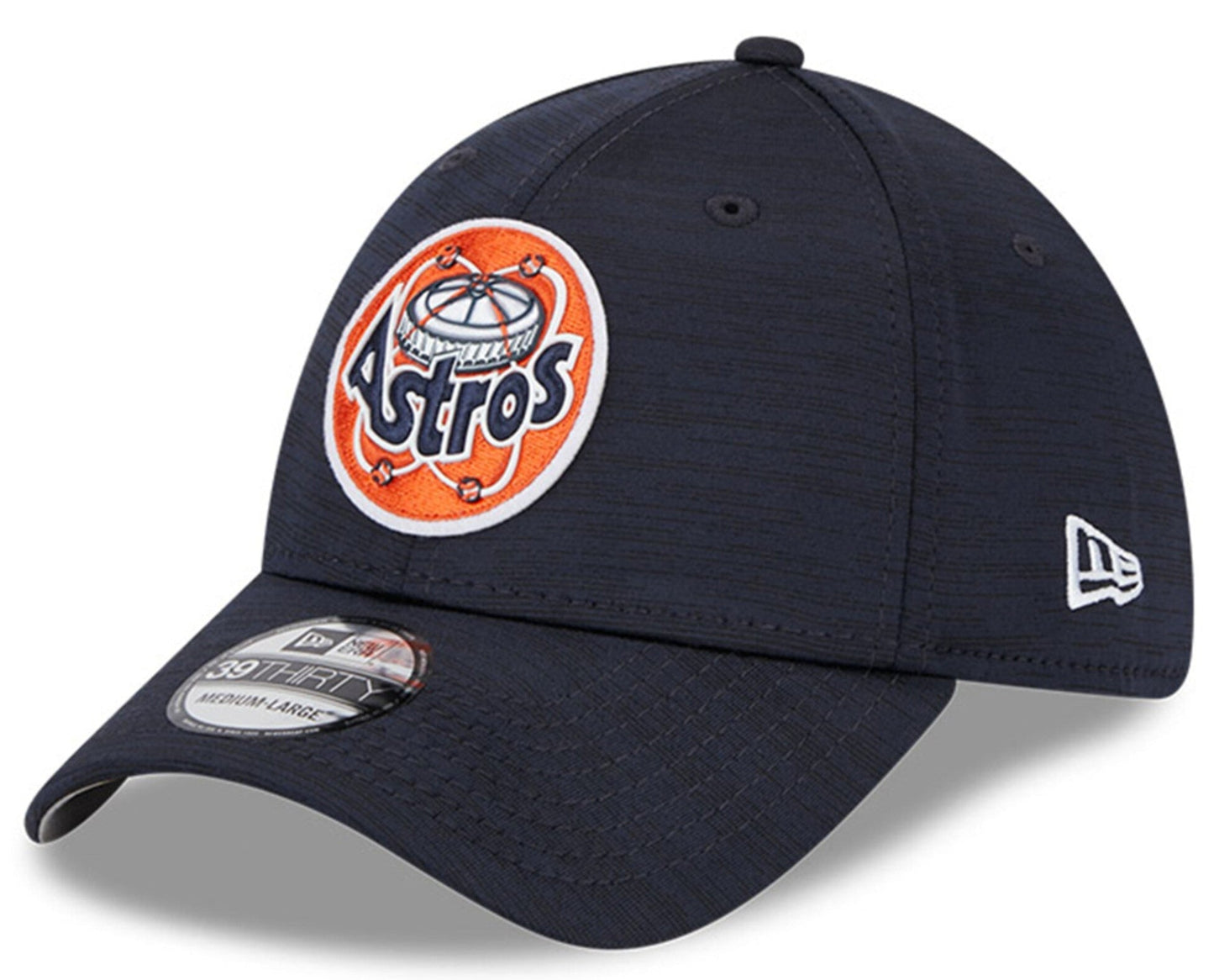 Men's Houston Astros New Era Navy 2023 Clubhouse 39THIRTY Flex Hat Official Team Hat Sports Fan Cap