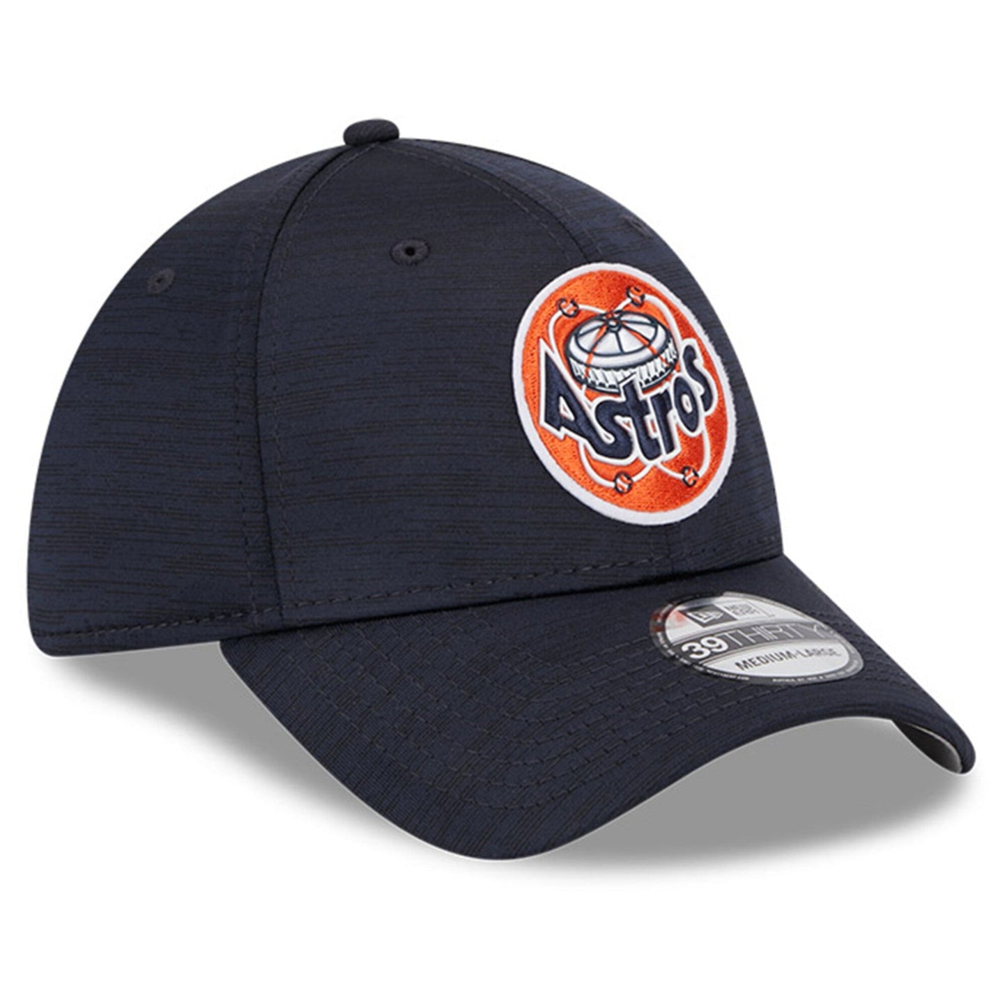 Men's Houston Astros New Era Navy 2023 Clubhouse 39THIRTY Flex Hat Official Team Hat Sports Fan Cap