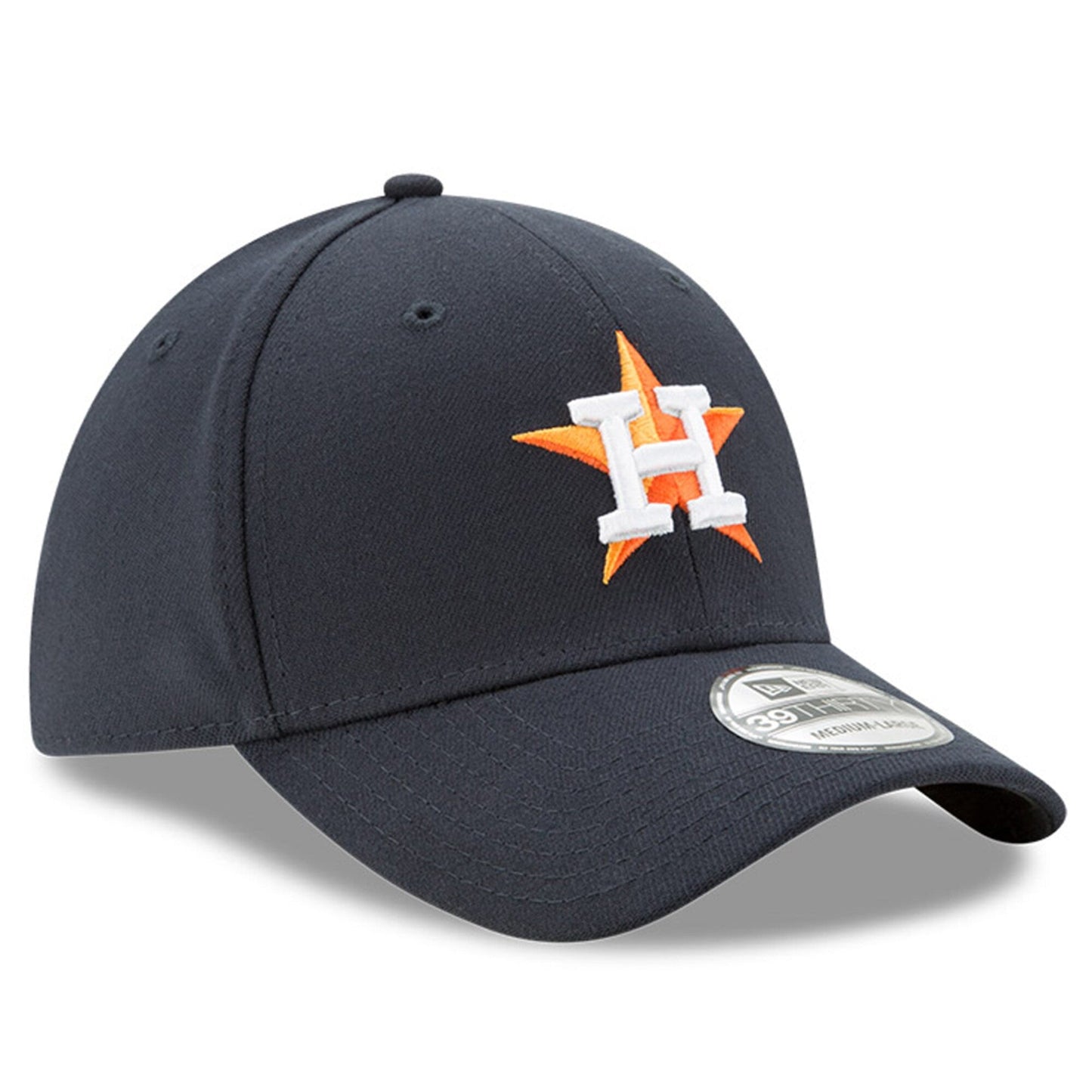 Men's Houston Astros New Era Navy MLB Team Classic 39THIRTY Flex Hat Official Team Hat Sports Fan Cap