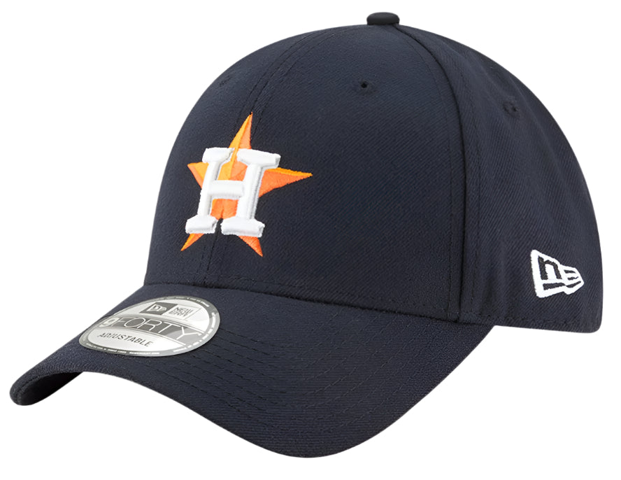 Houston Astros Men's New Era Navy Home The League Alternate 9FORTY Adjustable Hat Official Team Hat Sports Fan Cap