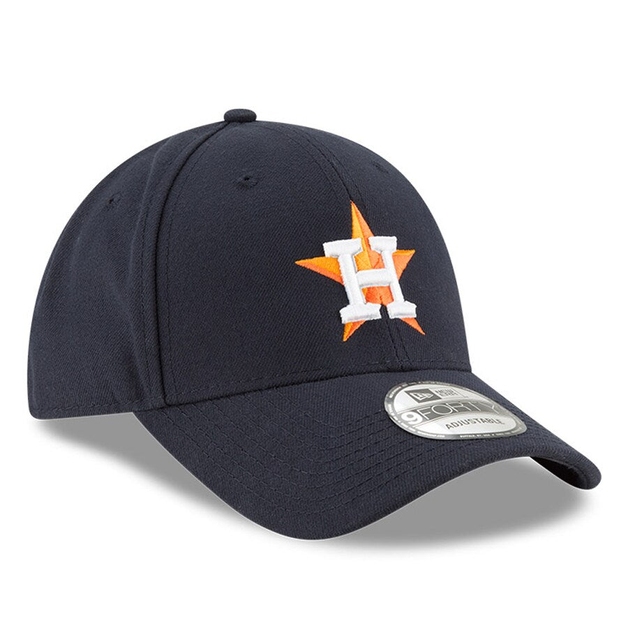 Houston Astros Men's New Era Navy Home The League Alternate 9FORTY Adjustable Hat Official Team Hat Sports Fan Cap