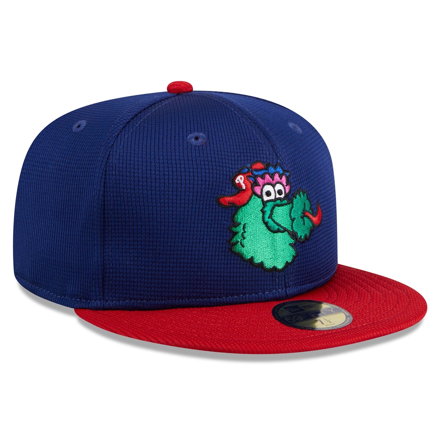 Philadelphia Phillies New Era Deep Blue 2025 Batting Practice 59FIFTY Fitted Hat Official Team Hat Sports Fan Cap