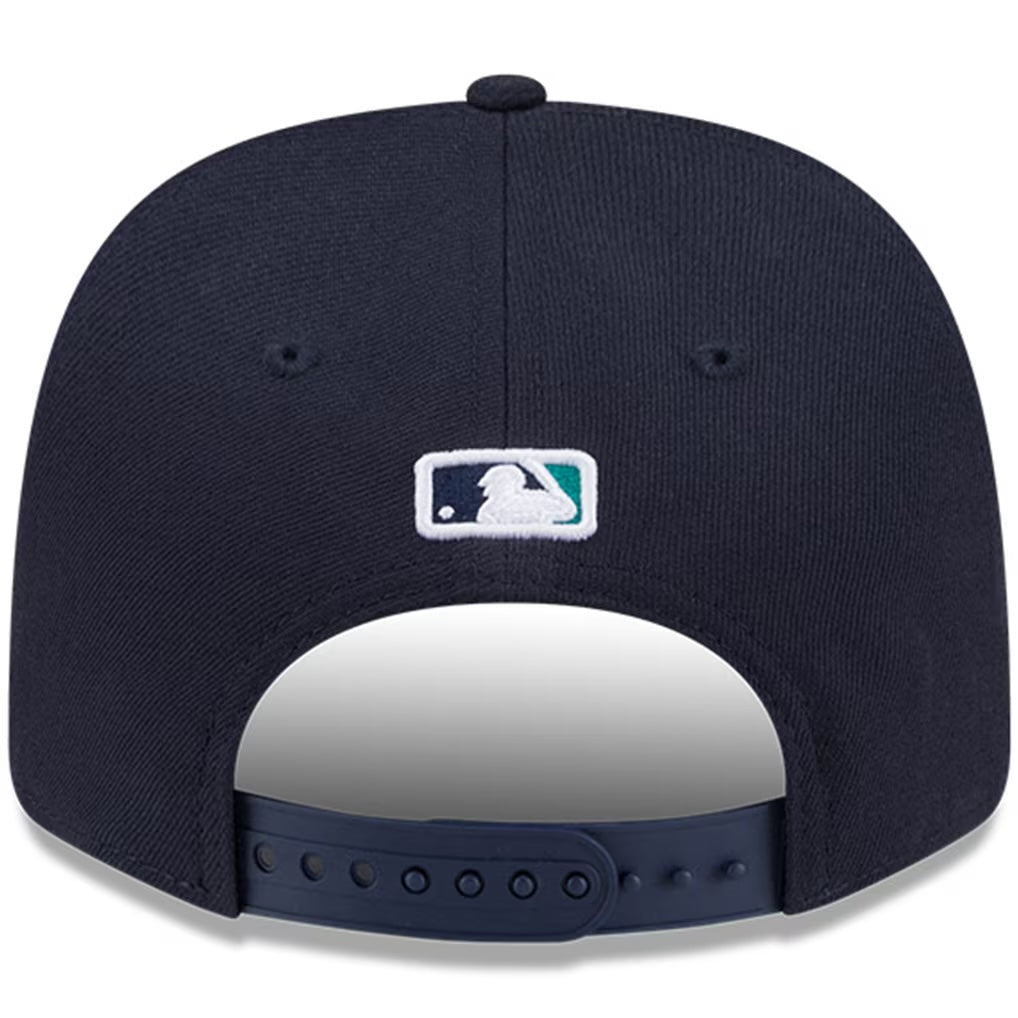 Seattle Mariners New Era Home Navy 9SEVENTY Adjustable Hat-Player Replica Official Team Hat Sports Fan Cap