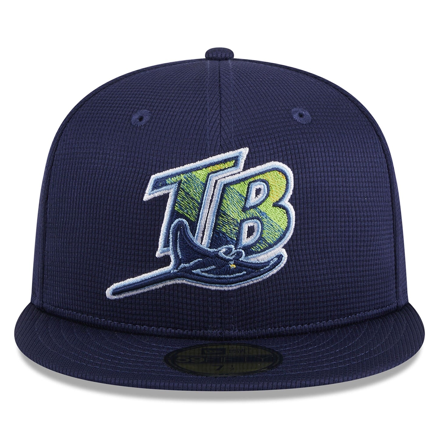 Men's Tampa Bay Rays Navy 2024 Batting Practice 59FIFTY Fitted Hat Official Team Hat Sports Fan Cap