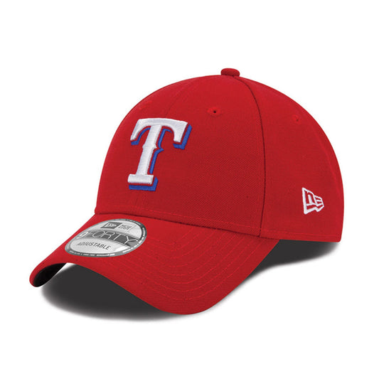 Men's Texas Rangers New Era Red League 9FORTY Adjustable Hat Official Team Hat Sports Fan Cap