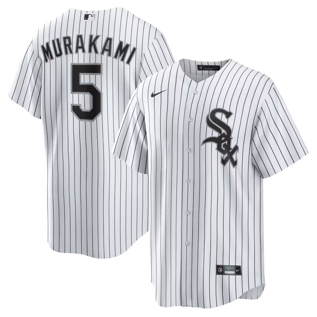 Men's Chicago White Sox Munetaka Murakami Nike White Home Replica Jersey Official Team Jersey Sports Fan Apparel