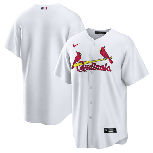 Men's St. Louis Cardinals Nike White Home Blank Replica Jersey Official Team Jersey Sports Fan Apparel