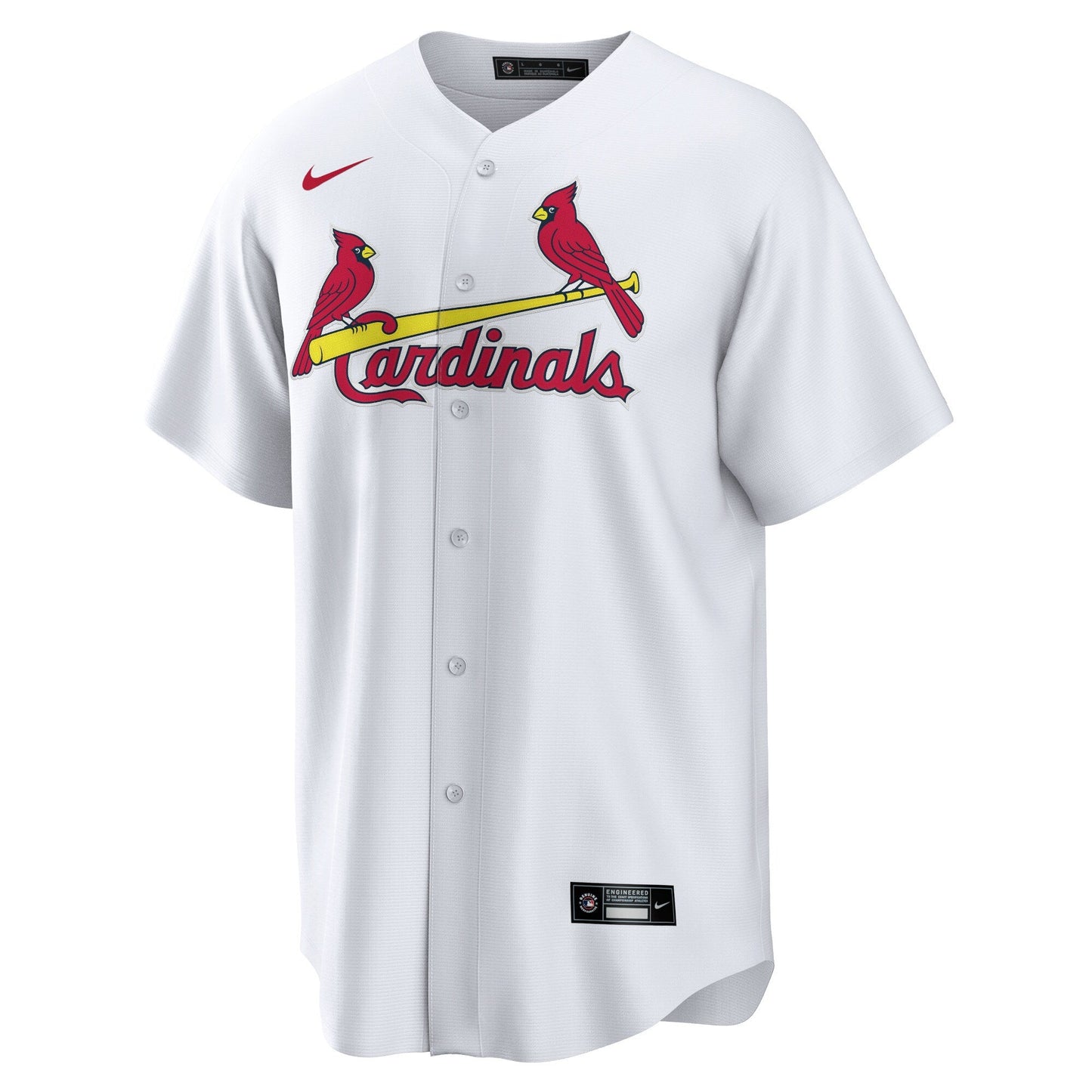 Men's St. Louis Cardinals Nike White Home Blank Replica Jersey Official Team Jersey Sports Fan Apparel