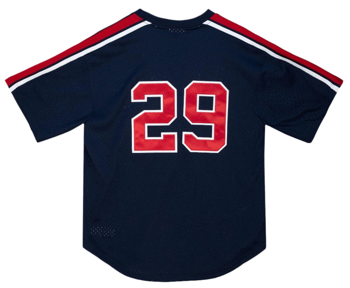 Men's Rod Carew California Angels Mitchell & Ness Cooperstown Collection Mesh Batting Practice Button-Up Jersey - Navy Official Team Jersey Sports Fan Apparel
