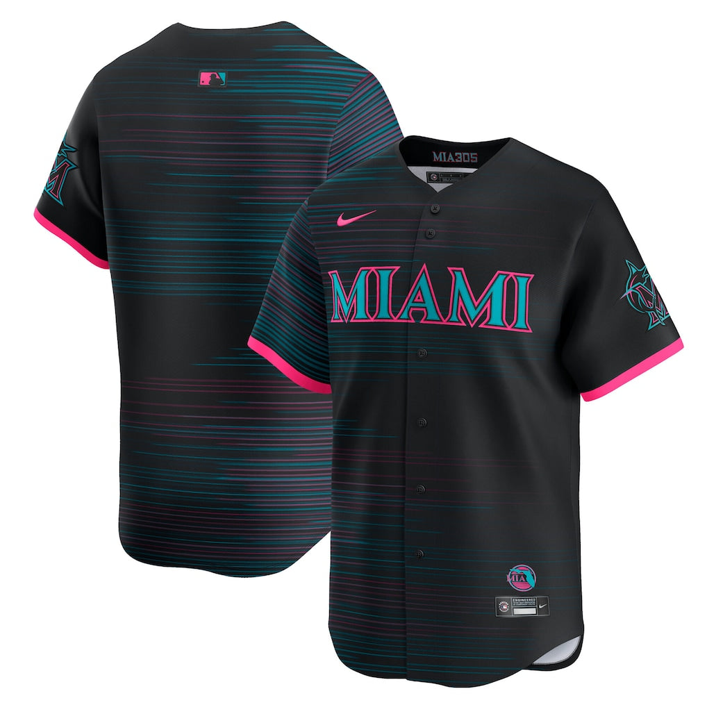 Miami Marlins MLB City Connect Limited Jersey Nike Official Team Jersey Sports Fan Apparel