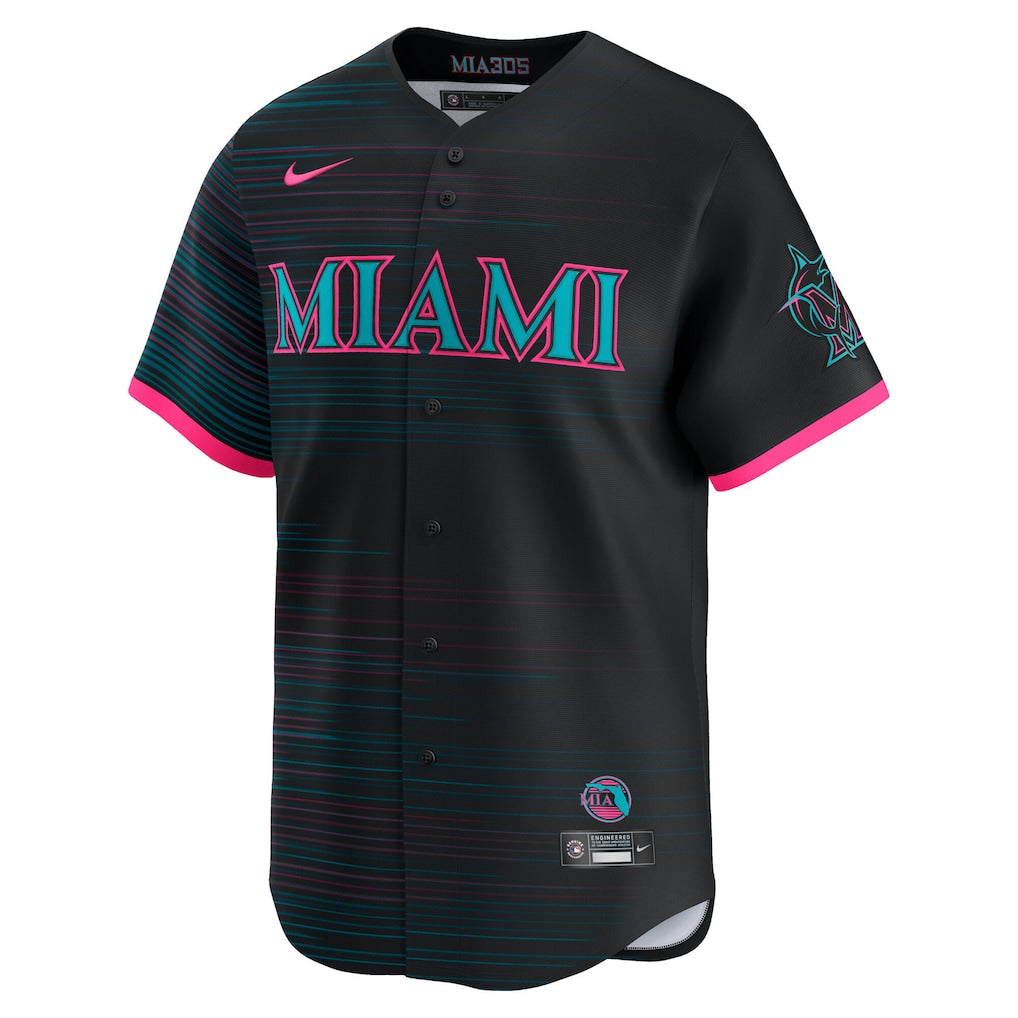 Miami Marlins MLB City Connect Limited Jersey Nike Official Team Jersey Sports Fan Apparel